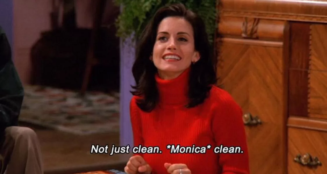 Watch Courteney Cox Turns Into Monica Gellar To Cleans Her Hollywood ...